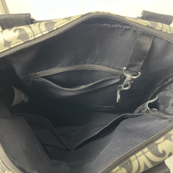 Petunia Pickle Bottom Baby Diaper Bag Black Grey - Picture 9 of 11